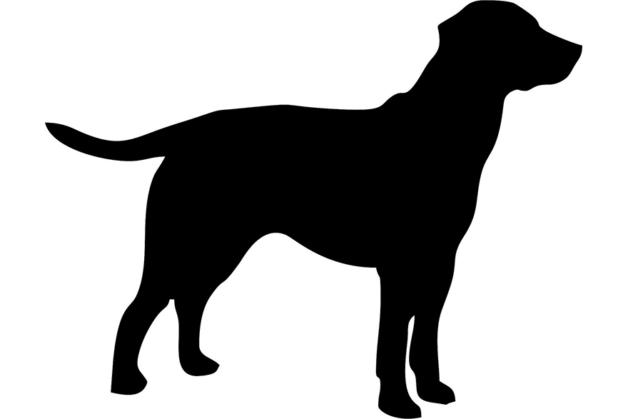 Labrador Retriever Silhouette at GetDrawings | Free download