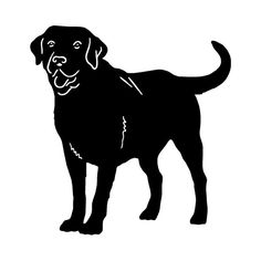 236x236 Dog Silhouette Labrador
