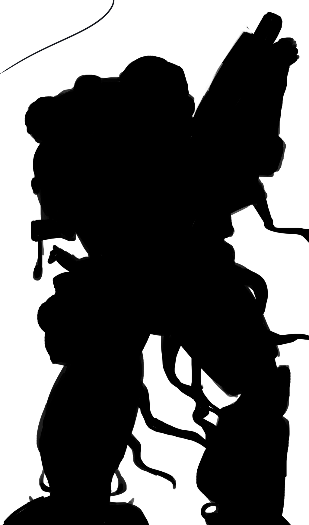 1024x1741 Space Marine Silhouette By Blood And Lace