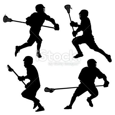 380x380 Lacrosse Silhouette Clip Art