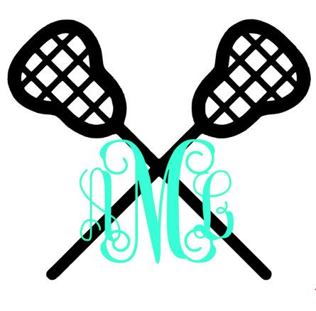 445x438 Lacrosse Monogram Decal By Monogrammadnesskayla On Etsy Lacrosse