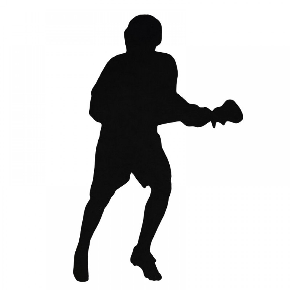 1000x1000 Lacrosse Player Decal