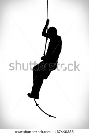 309x470 Climbing Ladder Silhouette