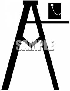 231x300 Of A Ladder And A Can Of Paint