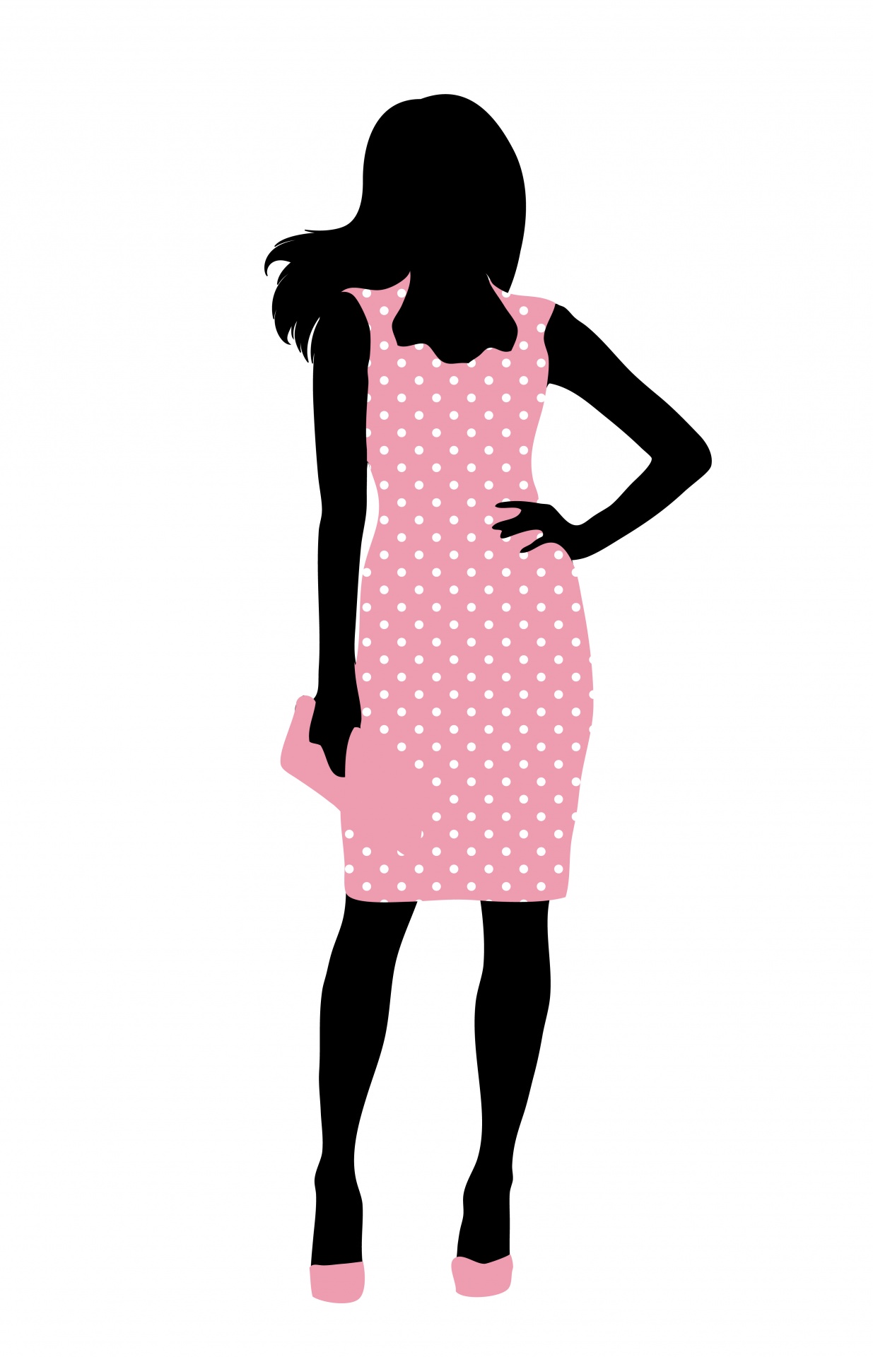 1235x1920 Clipart Model Woman