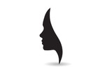 160x113 Vector Women Silhouette Beauty Female Logo Lady Icon Stock Image
