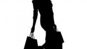 280x158 Lady With Shopping Bag Clipart Baik Bag