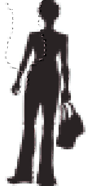 Lady Shopping Silhouette at GetDrawings | Free download