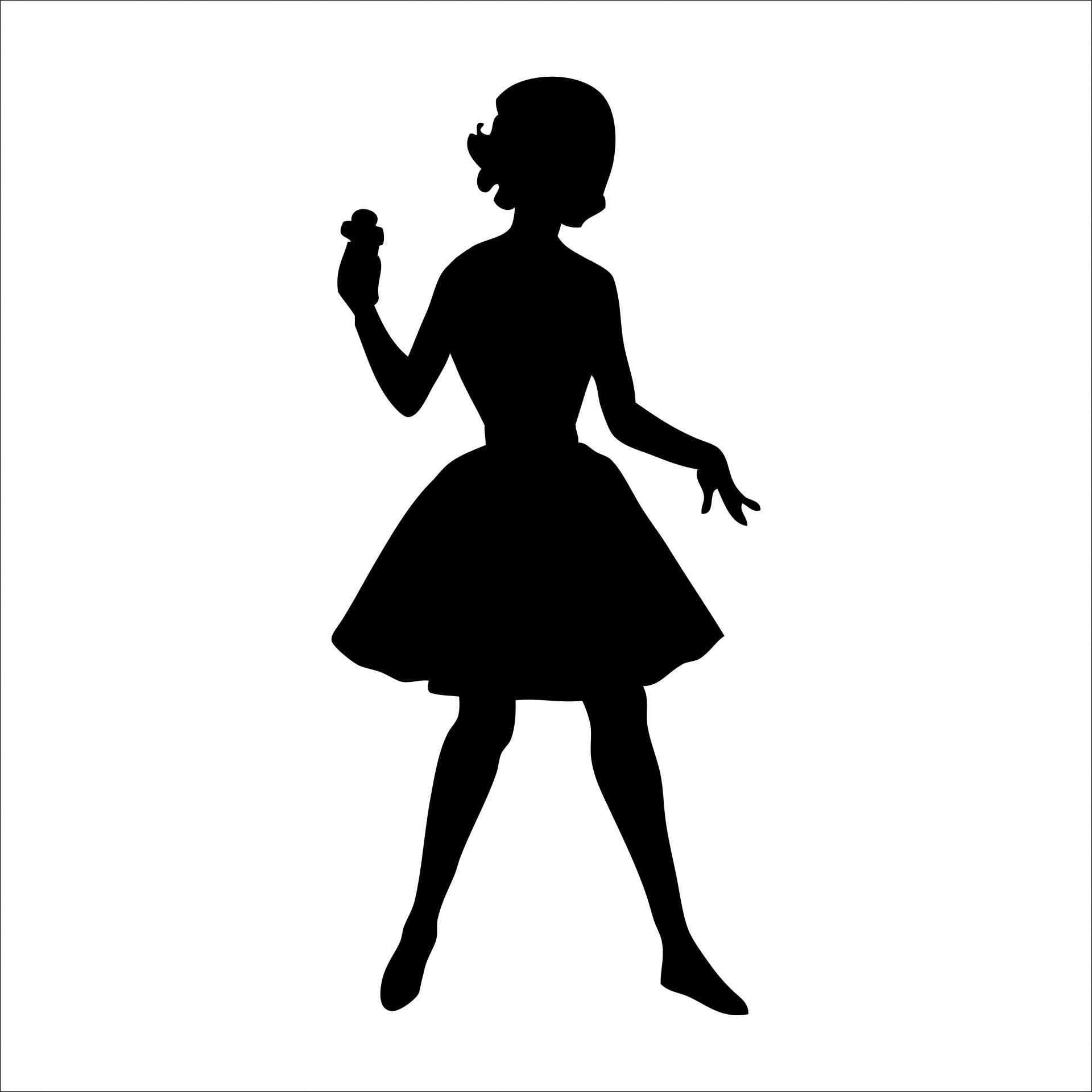 Lady Silhouette Images
