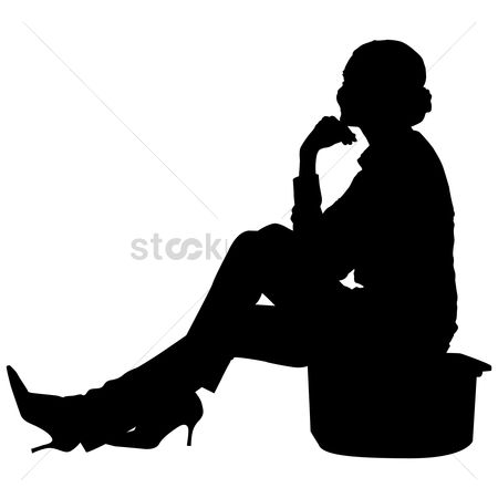 450x450 Free Silhouette Lady Stock Vectors Stockunlimited