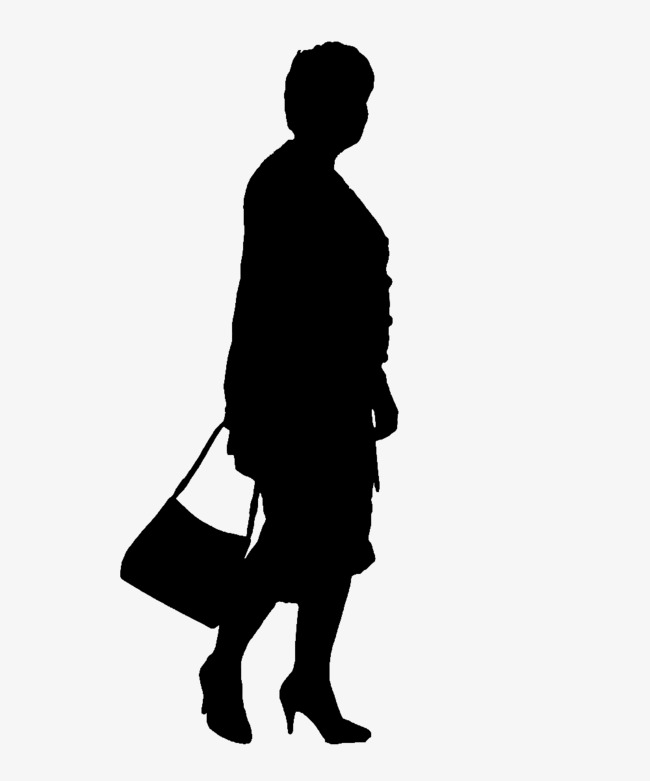 650x781 Bag Lady Silhouette, Old People, Sketch Png Image And Clipart