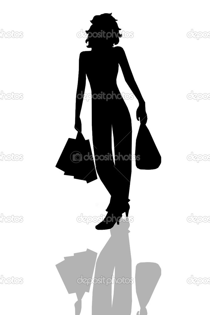 682x1023 Lady Silhouette Logo Clipart