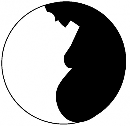 425x413 A Pregnant Lady Silhouette Free Vectors Ui Download