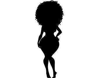 340x270 Black Woman Silhouette Fashion Glamour Classy Lady Female Afro