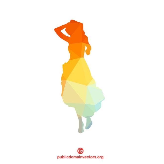 660x660 Color Silhouette Of A Lady