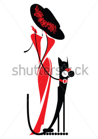 317x450 Elegant Lady Clipart