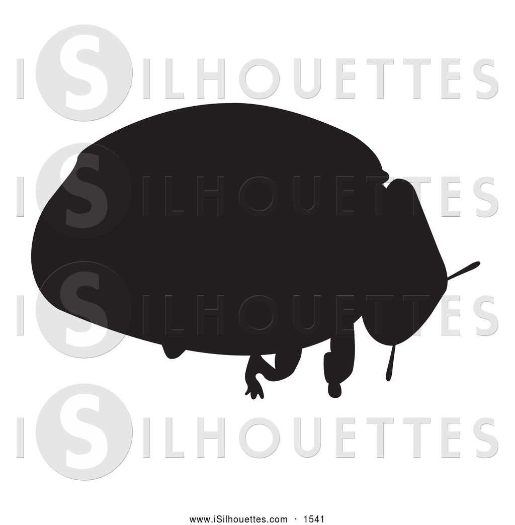 1024x1044 Silhouette Clipart Of A Black Ladybug Silhouette By Jr