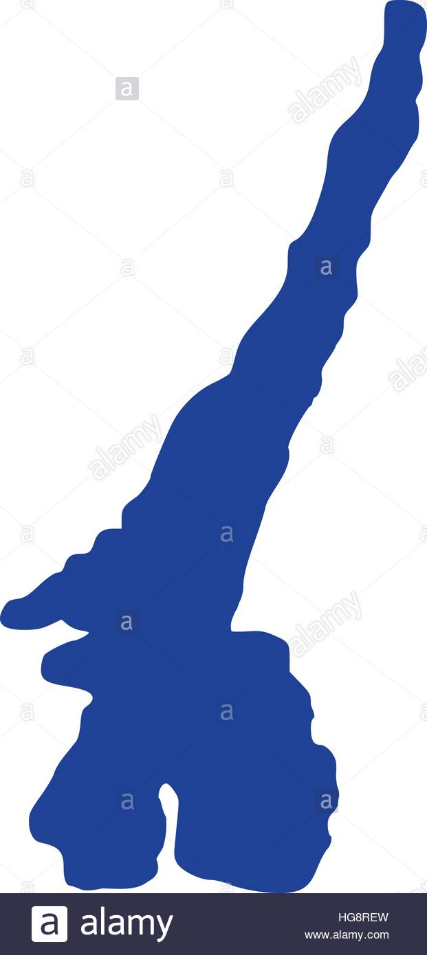 621x1390 Lake Garda Silhouette Stock Vector Art Amp Illustration, Vector