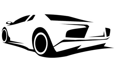 Lamborghini Silhouette Vector