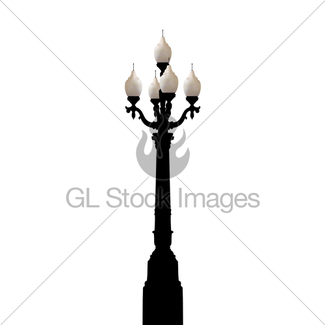325x325 Set Of Vintage Various Forged Lampposts Gl Stock Images