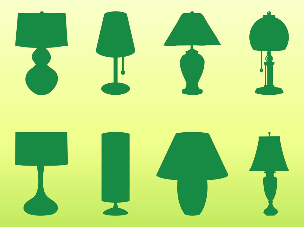 1024x765 Lamp Silhouettes Vector Art Amp Graphics
