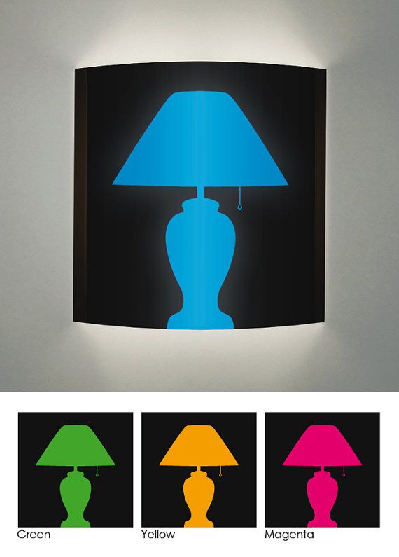 570x795 Wall Sconce With Print