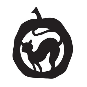 300x300 Cat O Lantern Silhouette Design And Silhouettes