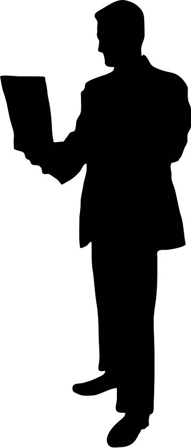 379x886 People Silhouette Wall Decals