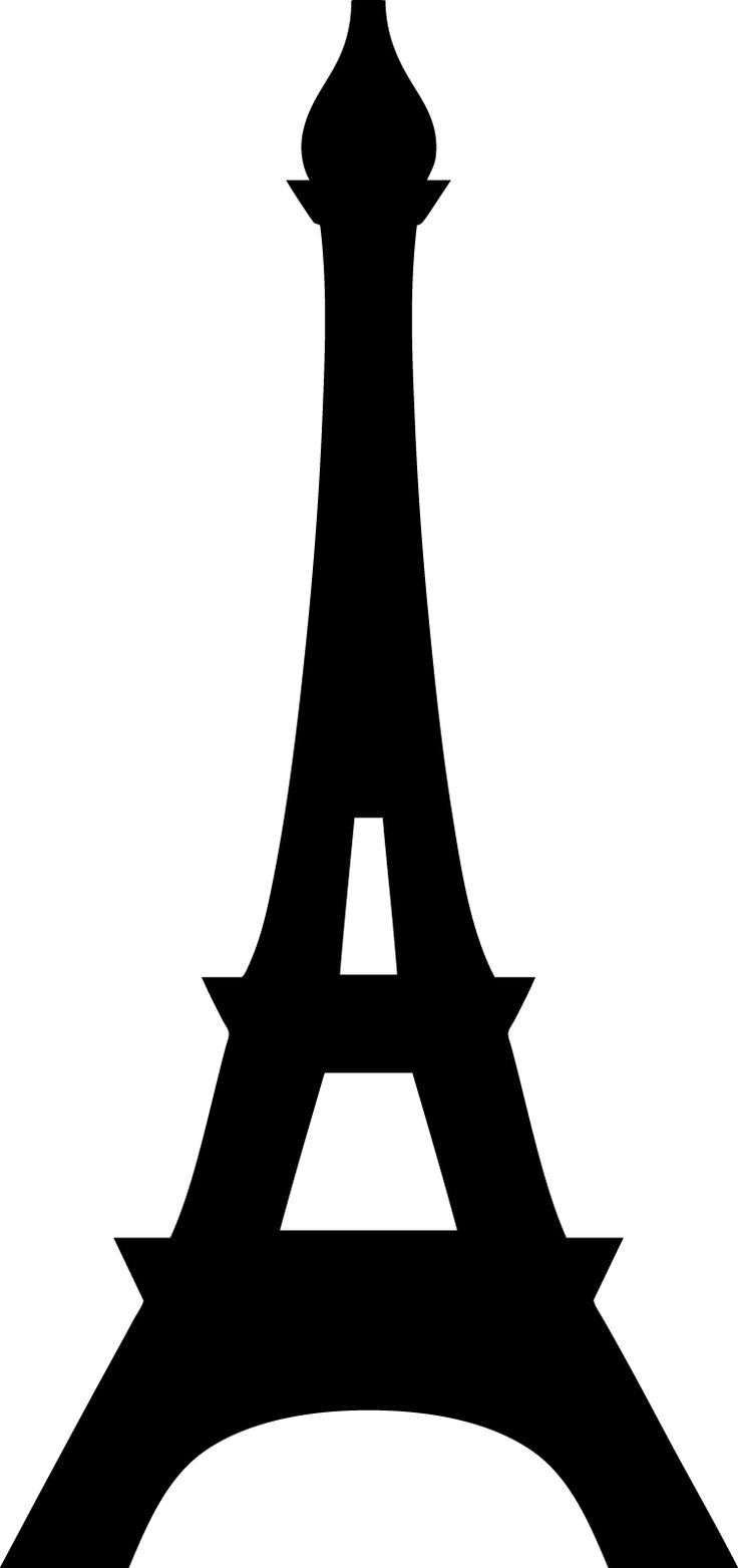 736x1563 Eiffel Tower Large Silhouette