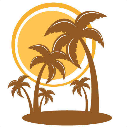 432x432 Palm Trees Silhouette Svg Scrapbook Cut File Cute Clipart Files