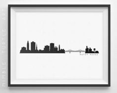 236x187 Las Vegas Skyline Silhouette