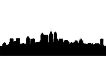 340x270 Free Pittsburgh Skyline Outline, Hanslodge Clip Art Collection