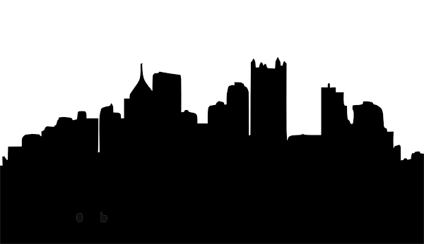 600x346 Pittsburgh Skyline Outline
