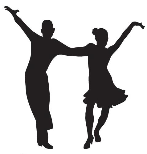 477x500 Tango Dancers Silhouette Clipart