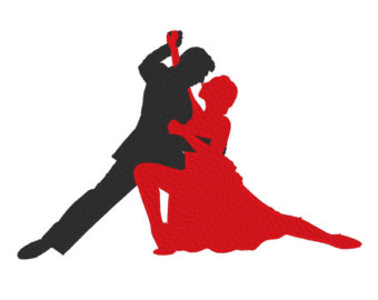 340x270 Ballroom Dance Silhouettes Clipart Dancers Clipart Latin