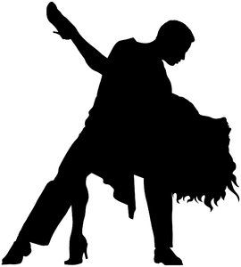 270x300 Latin Dancer Silhouette