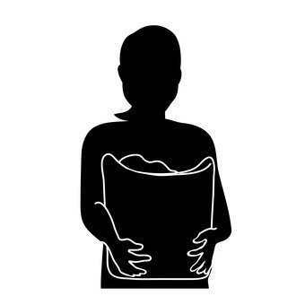 340x340 Free Silhouette Vector Squat, Icon, Cage