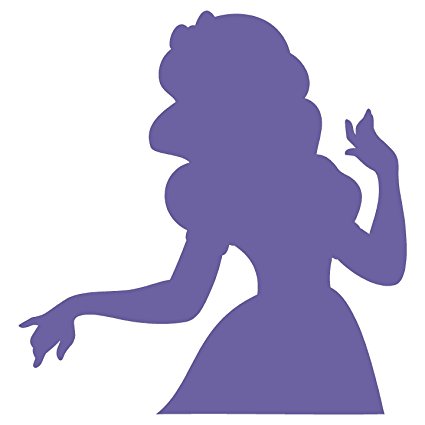 425x425 Snow White Silhouette