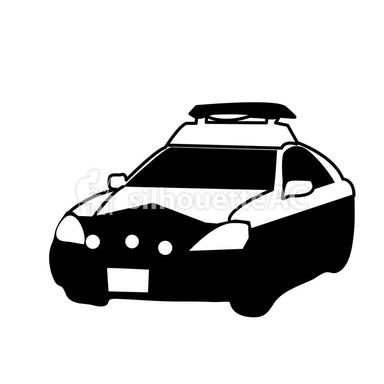 750x750 Free Silhouettes Car, Police, Policeman