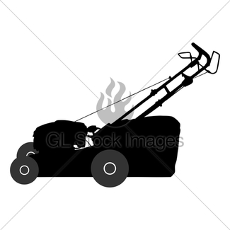 325x325 Man With Lawn Mower Gl Stock Images