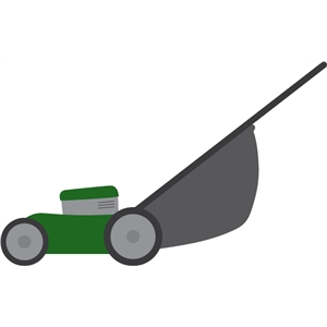 300x300 Lawn Mower Silhouette