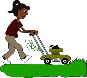Lawn Mowing Silhouette at GetDrawings | Free download