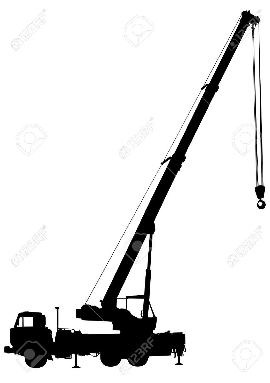 919x1300 Crane Clipart Silhouette