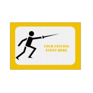 307x307 Yellow And Black Yard Amp Lawn Signs Zazzle