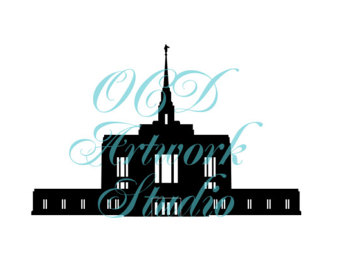 340x270 Temple Silhouette Etsy