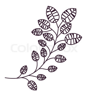 300x320 Silhouette Of The Maple Leaf On White Background Stock Vector