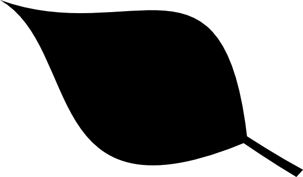 600x351 Leaf Silhouette Clip Art