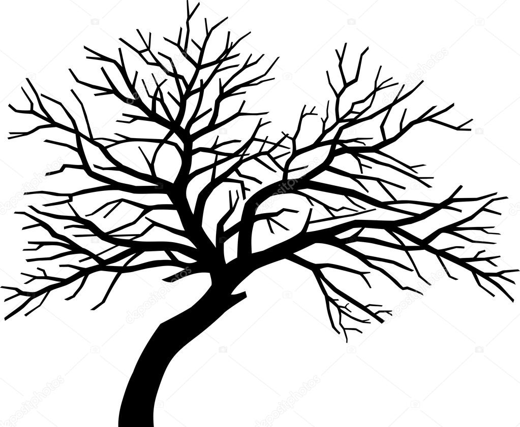 Leafless Tree Silhouette at GetDrawings | Free download