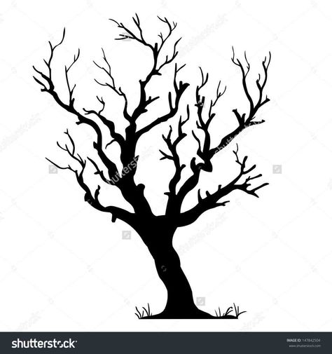 Leafless Tree Silhouette at GetDrawings | Free download