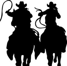 236x231 Cowgril Cowboy Riding Horses And Holding Hands. It's Love